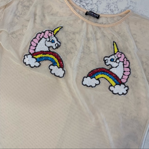 Fashion Nova Unicorn tee - Picture 4 of 7